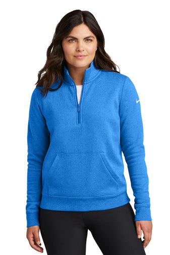 Nike Ladies Club Fleece Sleeve Swoosh 1/2-Zip – Forget Me Not Designs