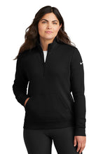 Load image into Gallery viewer, Nike Ladies Club Fleece Sleeve Swoosh 1/2-Zip