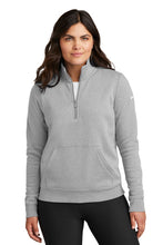 Load image into Gallery viewer, Nike Ladies Club Fleece Sleeve Swoosh 1/2-Zip