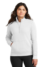 Load image into Gallery viewer, Nike Ladies Club Fleece Sleeve Swoosh 1/2-Zip
