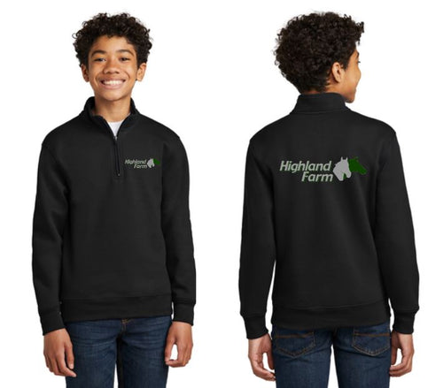 HF & SC - Port & Company ® Youth Core Fleece 1/4-Zip Pullover Sweatshirt