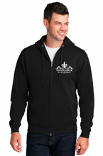 Load image into Gallery viewer, Willow Creek Farm - Port & Company® Core Fleece Full-Zip Hooded Sweatshirt (Youth, Ladies, Men's)