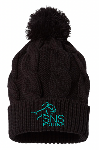 SNS Equine LLC - Richardson - Chunk Twist Knit Beanie With Cuff