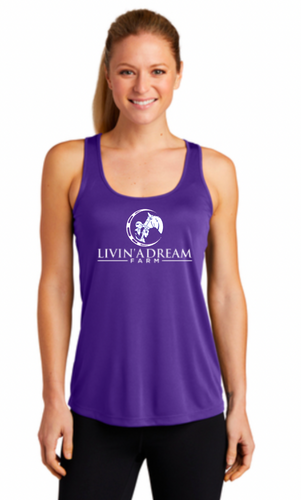 Livin' A Dream Farm - Sport-Tek® Ladies PosiCharge® Competitor™ Racerback Tank