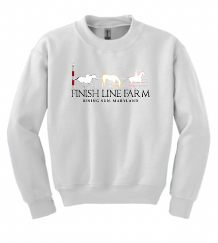 Finish Line Farm - Gildan® - Heavy Blend™ Crewneck Sweatshirt (Adult, Youth) - PRINTED