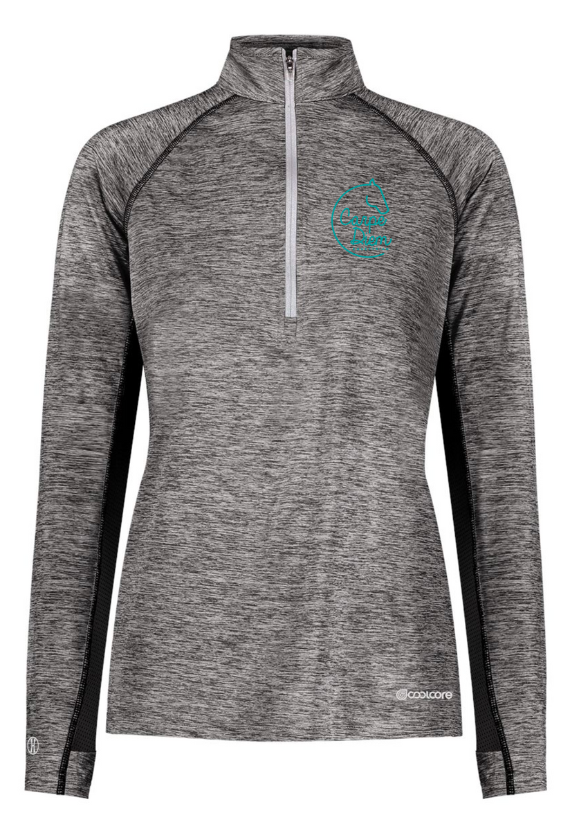 【COSYHARU】Didelli Overfit Warm-Up Carpe Diem Equestrian - ELECTRIFY COOLCORE® 1/2 ZIP PULLOVER