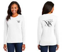 Load image into Gallery viewer, NK Equestrian - Port & Company® Essential Long Sleeve Tee - Screen Printed