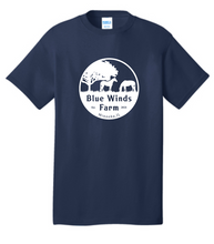Load image into Gallery viewer, Blue Winds Farm - Port & Company® Core T-Shirt (Men's, Ladies, Youth)