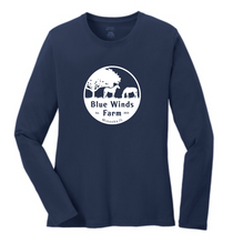 Load image into Gallery viewer, Blue Winds Farm - Port & Company® Long Sleeve Core Cotton Tee (Men's, Ladies, Youth)