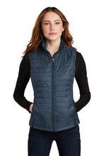 Load image into Gallery viewer, Hoofprints on the Heart - Port Authority® Ladies Packable Puffy Vest