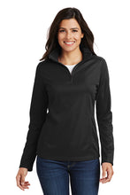 Load image into Gallery viewer, Port Authority® Ladies Pinpoint Mesh 1/2-Zip
