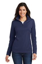 Load image into Gallery viewer, Port Authority® Ladies Pinpoint Mesh 1/2-Zip