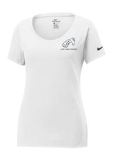 Load image into Gallery viewer, CJF - Nike Ladies Dri-FIT Cotton/Poly Scoop Neck Tee