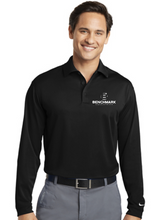 Load image into Gallery viewer, Benchmark Equestrian Nike Long Sleeve Dri-FIT Stretch Tech Polo