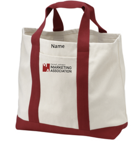 CJMA - Port Authority® - Ideal Twill Two-Tone Shopping Tote