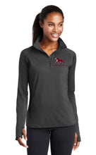 Load image into Gallery viewer, Peaceful Pastures Farms - Sport-Tek® Sport-Wick® Stretch 1/2-Zip Pullover (Ladies & Men's)