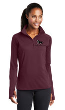 Load image into Gallery viewer, Peaceful Pastures Farms - Sport-Tek® Sport-Wick® Stretch 1/2-Zip Pullover (Ladies & Men's)