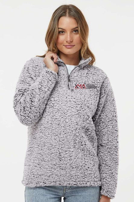 CJXMA America Epic Sherpa Quarter-Zip Pullover – Forget Me