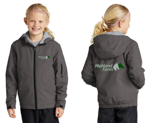 HF & SC -Sport-Tek® Youth Waterproof Insulated Jacket