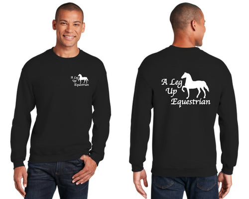 A Leg Up Equestrian - Gildan® - Heavy Blend™ Crewneck Sweatshirt