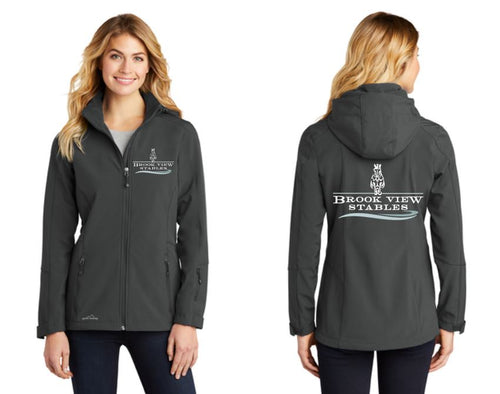 Brook View Stables - Eddie Bauer® Ladies Hooded Soft Shell Parka
