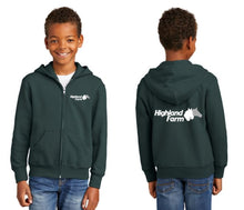 Load image into Gallery viewer, HF &amp; SC - Port &amp; Company® Youth Core Fleece Full-Zip Hooded Sweatshirt