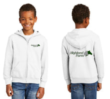 Load image into Gallery viewer, HF &amp; SC - Port &amp; Company® Youth Core Fleece Full-Zip Hooded Sweatshirt