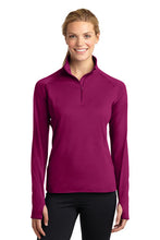 Load image into Gallery viewer, OFE - Sport-Tek® Ladies Sport-Wick® Stretch 1/4-Zip Pullover