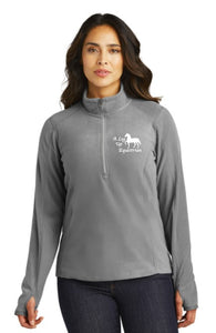 A Leg Up Equestrian - Port Authority® Ladies Microfleece 1/2-Zip Pullover