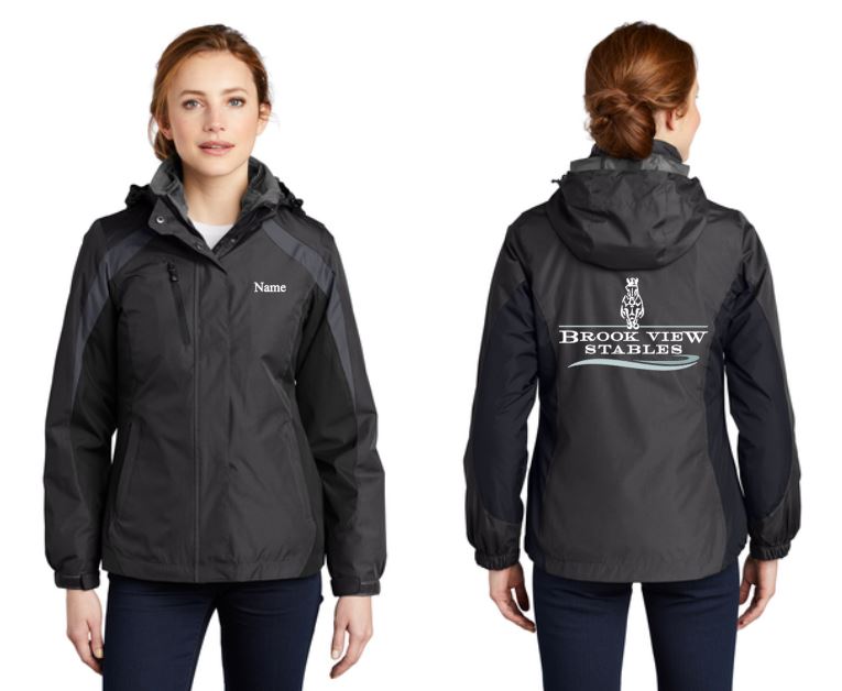 Brook View Stables Port Authority® Colorblock 3-in-1 Jacket (Men's, Ladies)
