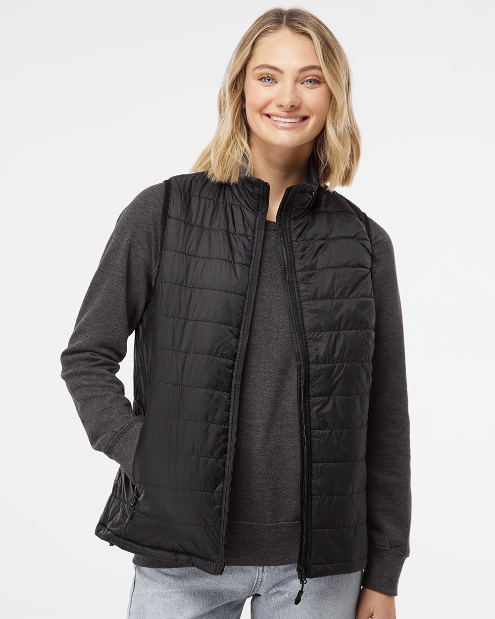 IN STOCK - Independent Trading Co. - Women's Puffer Vest