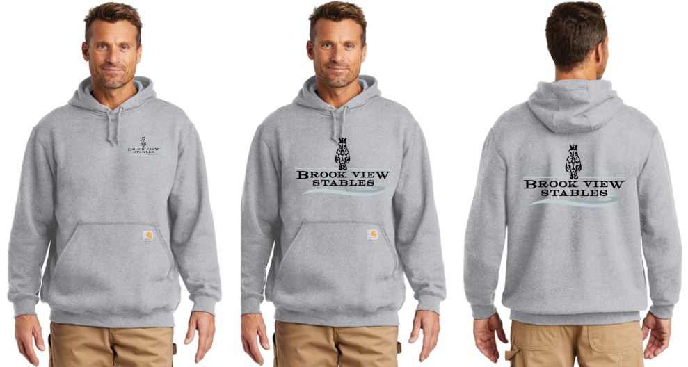 Brook View Stables Carhartt ® Midweight Hooded Sweatshirt