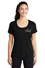 Load image into Gallery viewer, Brook View Stables Sport-Tek ® Ladies Posi-UV ™ Pro Scoop Neck Tee
