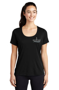 Brook View Stables Sport-Tek ® Ladies Posi-UV ™ Pro Scoop Neck Tee
