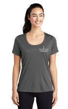 Load image into Gallery viewer, Brook View Stables Sport-Tek ® Ladies Posi-UV ™ Pro Scoop Neck Tee
