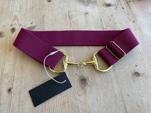 Load image into Gallery viewer, Anademi Gold Bit Buckle Stretch Belts