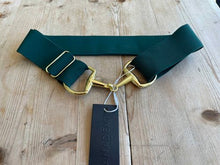 Load image into Gallery viewer, Anademi Gold Bit Buckle Stretch Belts