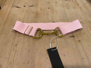 Anademi Gold Bit Buckle Stretch Belts