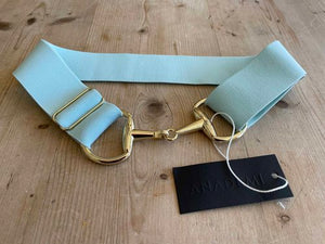 Anademi Gold Bit Buckle Stretch Belts