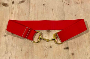 Anademi Gold Bit Buckle Stretch Belts