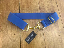 Load image into Gallery viewer, Anademi Gold Bit Buckle Stretch Belts