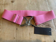 Load image into Gallery viewer, Anademi Silver Stirrup Buckle Stretch Belts
