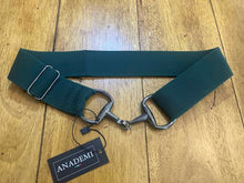 Load image into Gallery viewer, Anademi Black Bit Buckle Stretch Belts