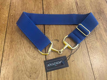 Load image into Gallery viewer, Anademi Gold Bit Buckle Stretch Belts