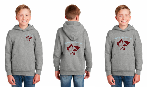 Hickory Lane Equestrian - Hanes® - Youth EcoSmart® Pullover Hooded Sweatshirt