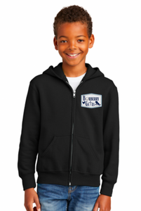 Burberry Gates - Port & Company® Youth Core Fleece Full-Zip Hooded Sweatshirt