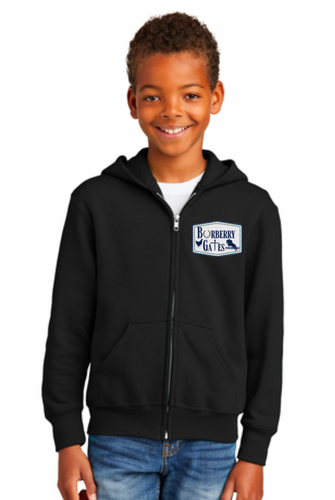 Burberry Gates - Port & Company® Fleece Full-Zip Hooded Sweatshirt (Adult/Unisex Sizing)