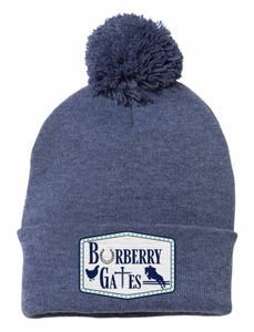 Burberry Gates - 12" Knit Beanie (Pom-Pom & No Pom-Pom)
