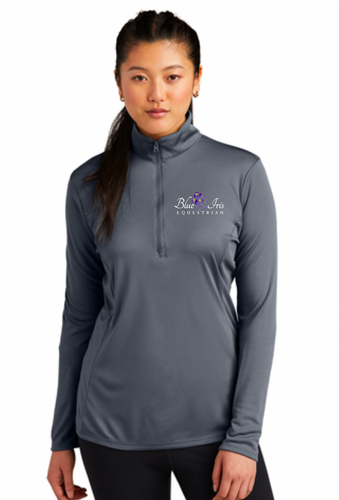 Blue Iris Equestrian - Sport-Tek® PosiCharge® Competitor™ 1/4-Zip Pullover (Adult & Youth)