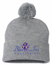 Load image into Gallery viewer, Blue Iris Equestrian - Sportsman - 12&quot; Knit Beanie (Pom &amp; No Pom)